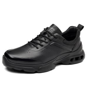 Men's Genuine First-Layer Leather Athletic Shoes - Breathable, Outdoor, Waterproof, Comfortable, Lightweight Running Shoes