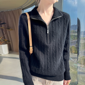 New Soft and Comfortable Jacquard Cashmere Knitted Sweater, High Quality Sweater