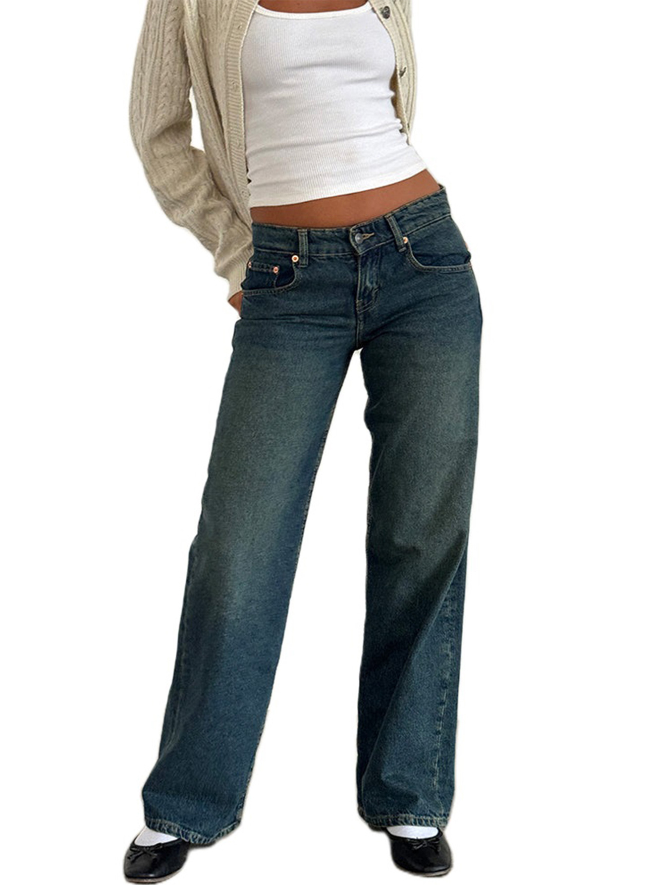 women's straight leg jeans - Image 3