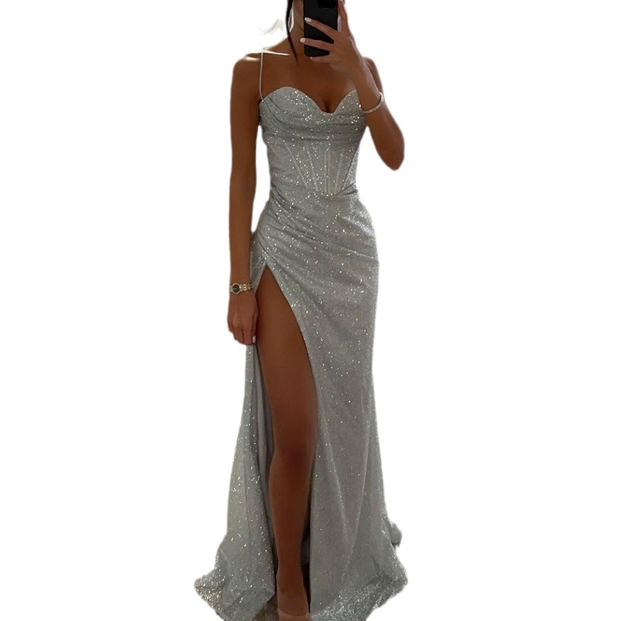 Long dress banquet evening dress dress - Image 5