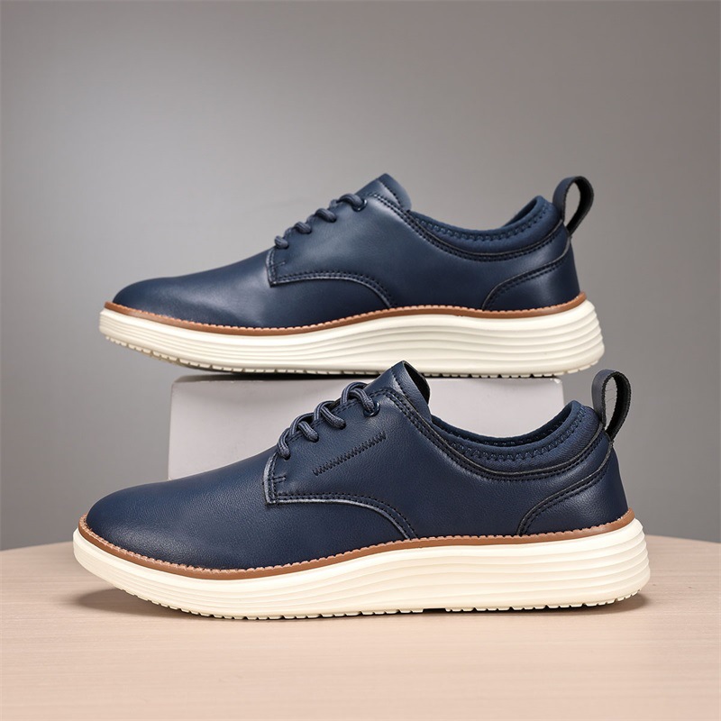Leather casual men's shoes Oxford shoes