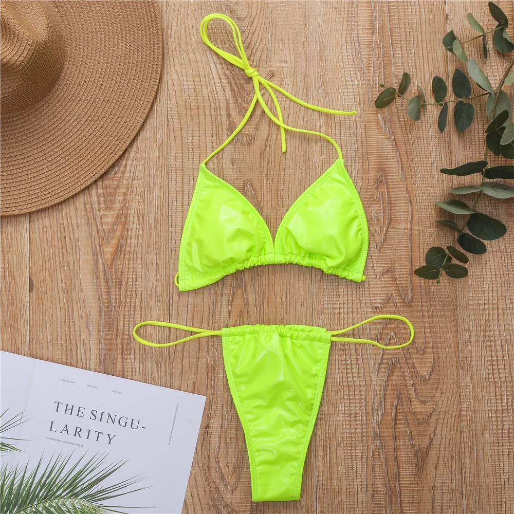 Women’s Sexy Micro Bikini Set – Triangle Top, Padded, Wire-Free Extreme Thong Swimwear - Image 8
