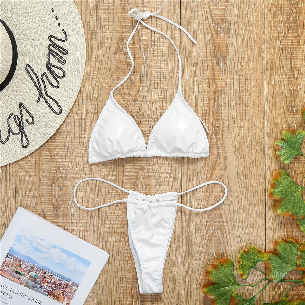 Women’s Sexy Micro Bikini Set – Triangle Top, Padded, Wire-Free Extreme Thong Swimwear - Image 6