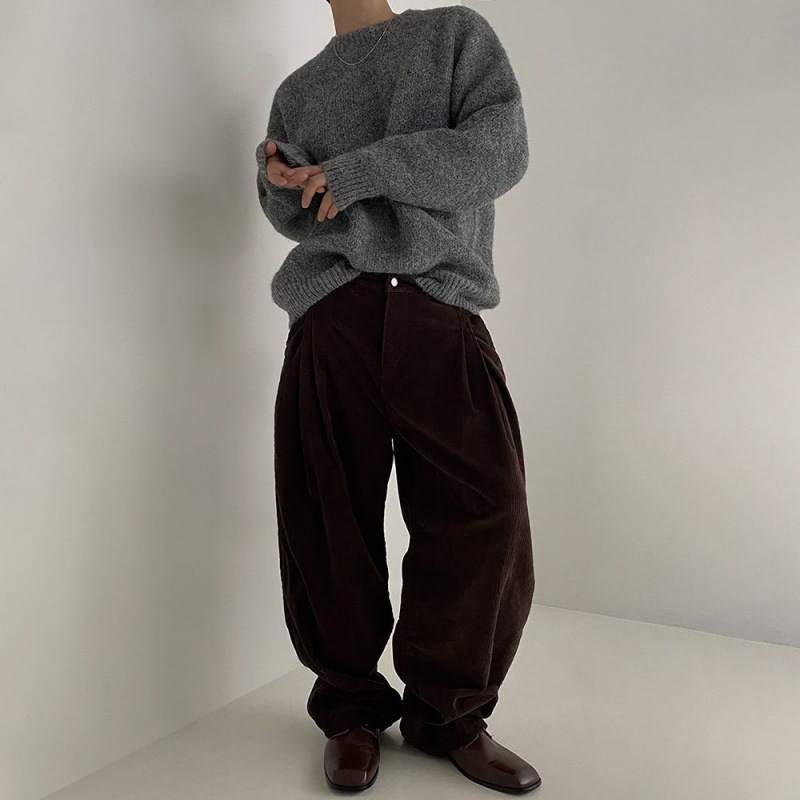 Winter Crew Neck Casual Knit Top - Image 3