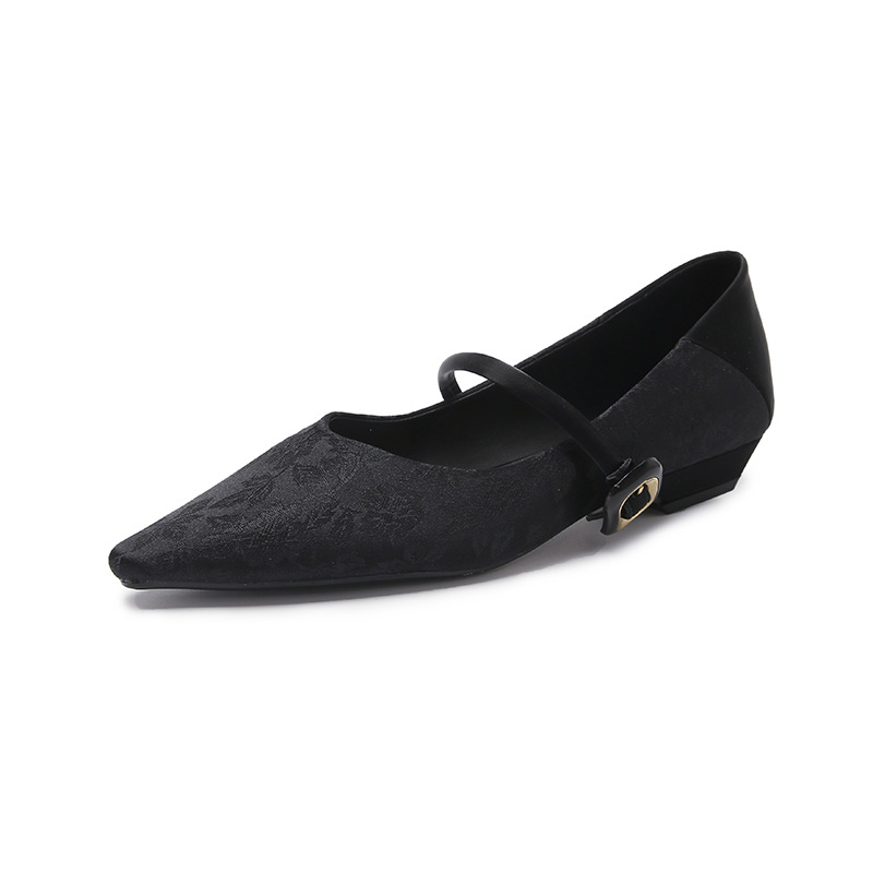 Women's Chinese Style Pointed Toe Flats - Image 6