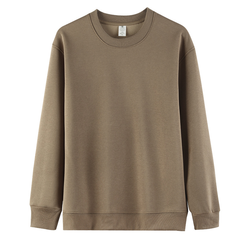 casual trendy loose round neck pullover coat long sleeve T-shirt top clothes - Image 12