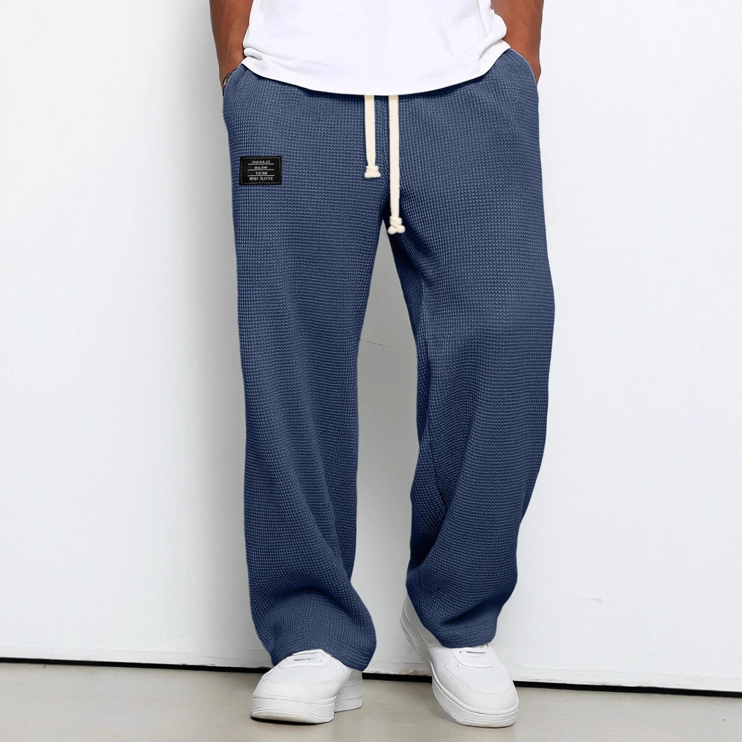 Men's High-Stretch Relaxed Casual Pants - Straight Leg Athletic Trousers - Image 5