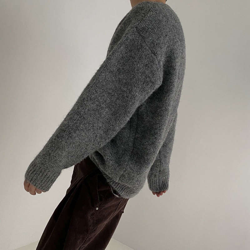 Winter Crew Neck Casual Knit Top - Image 5