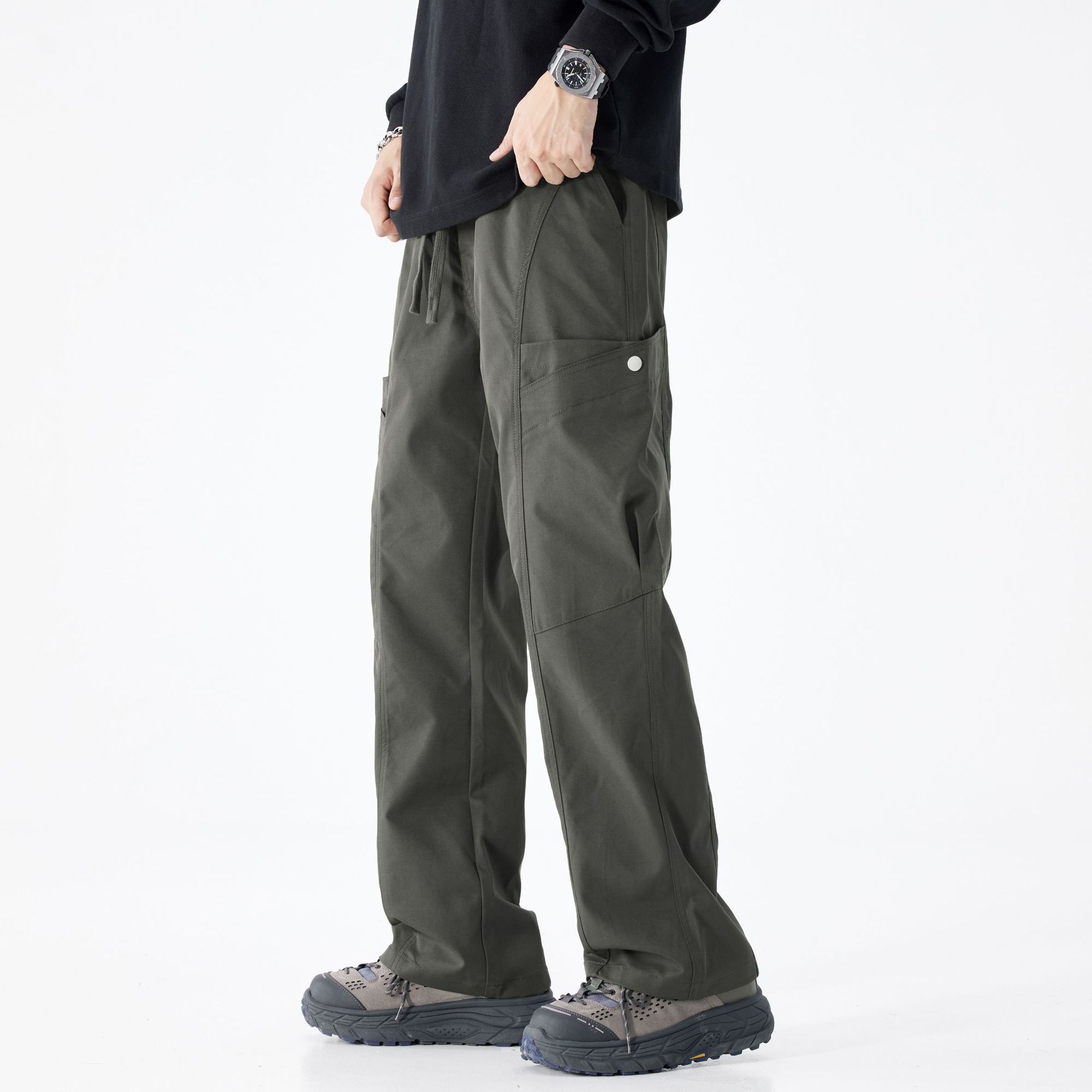 Men's Straight Leg Cargo Pants - Image 7