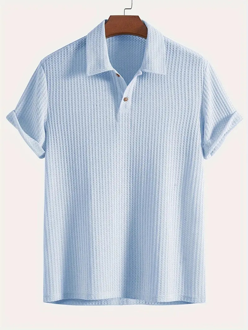 Men’s Short Sleeve Casual Shirt - Image 9