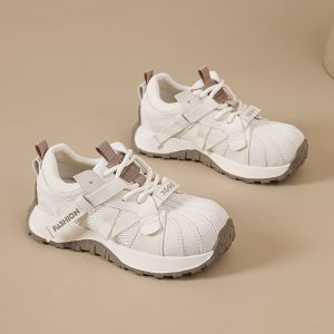 Spring new versatile, high-end, niche outdoor small waist casual sports shoes