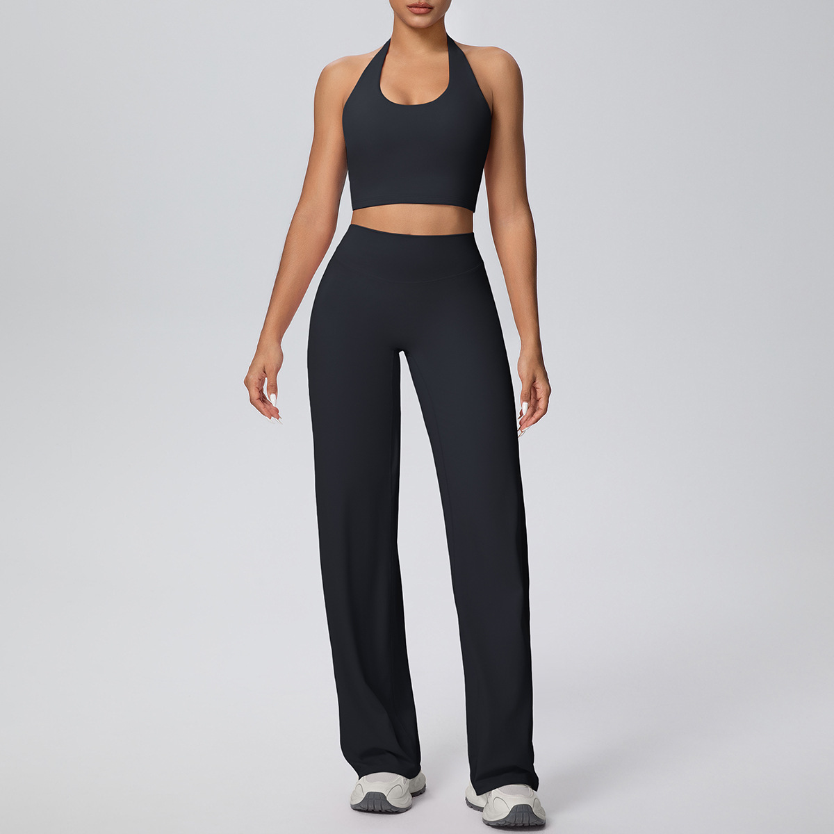 New Nude One-Cup Shock-Proof Back-Beautiful Yoga Clothing High-Waist Hip-Lifting Quick-Drying Sports Outdoor Running Fitness Suit - Image 7