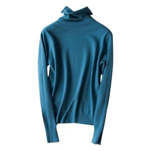 Women’s Wool Blend Turtleneck Sweater Long Sleeve Soft Casual Elegant Pullover