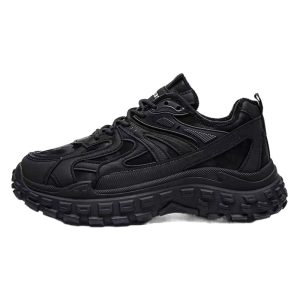 Men’s Breathable Mesh Running Sneakers – Lightweight Casual Lace-Up Sport Shoes